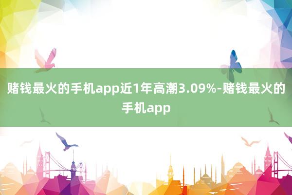 赌钱最火的手机app近1年高潮3.09%-赌钱最火的手机app