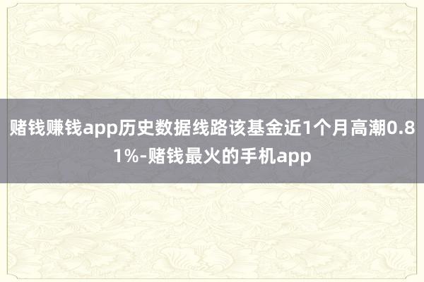 赌钱赚钱app历史数据线路该基金近1个月高潮0.81%-赌钱最火的手机app